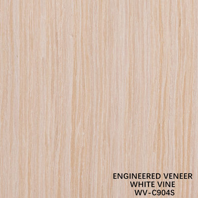 Mühendislik Ahşap Fineri 904S/905S Düz Taneler Fineri Beyaz Asma E0/E1 Sınıfı 2050-3200mm Şık Plywood için