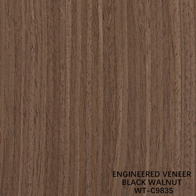 Mühendislik Fındık Ahşabı Finer Çeyreği Kesilmiş Dikey Taneler 942s/943s İç Kapılar İçin