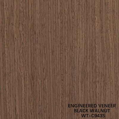 Mühendislik Fındık Ahşabı Finer Çeyreği Kesilmiş Dikey Taneler 942s/943s İç Kapılar İçin