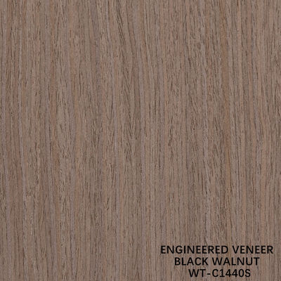 Yeniden Yapılmış Amerikan Ceviz Ahşabı Fineri 0.15-0.60mm Özel Hizmet Çeyreği Kesim Dekorasyon için İnce Çizgi