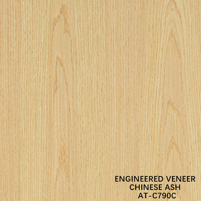 Fancy Wood Veneer Çin Ash İnsan Yapımı Uzun Boyut 3100mm Dekorasyon için özelleştirilebilir Çin Yapımcılığı