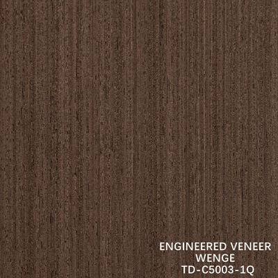 Recon Wenge Ahşap Finer Düz çizgi kalınlığı 0.15-1.8mm İç Kapılar ve Pencereler İçin Döner