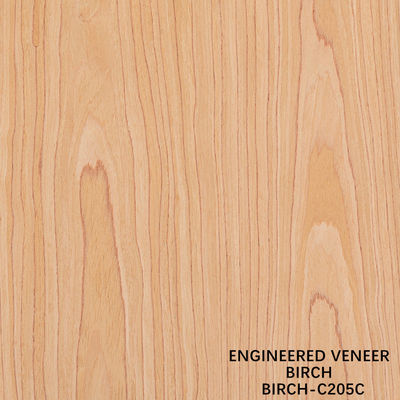 Mühendislik Birch Wood Finer 205S/205C İç İç İhracat Standartı için A Sınıfı Kapı ve Dolap Yüzü için