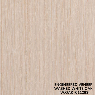 Otel ve Ev Dekorasyonu İçin Özelleştirilmiş İnsan Yapımı Yıkanmış Meşe Ağacı Kaplama 0.15-0.55 Mm Kalınlık Çin Üretimi W.OAK-161S / 1129S / 1162C / 1607C