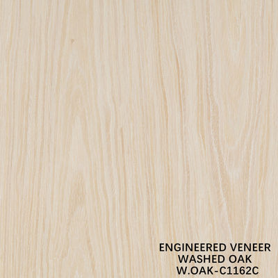 Otel ve Ev Dekorasyonu İçin Özelleştirilmiş İnsan Yapımı Yıkanmış Meşe Ağacı Kaplama 0.15-0.55 Mm Kalınlık Çin Üretimi W.OAK-161S / 1129S / 1162C / 1607C