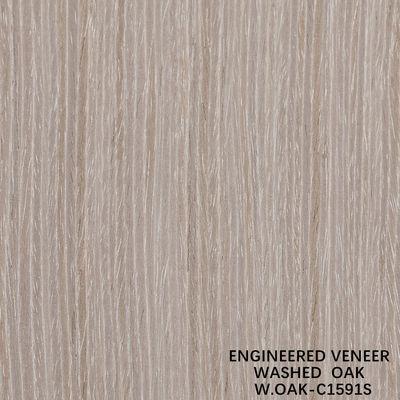 Yeniden Yıkanmış Meşe Ahşabı Fener Dilimleme Teknikleri Dikey Taneler Standart Boyutu 2500*640mm Dahili Dekoratif Tahta