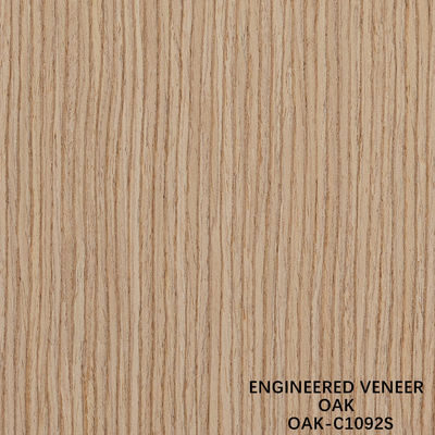 Amerikan Meşe Mühendisliği Ahşap Veneer Çeyreği Kesim 0.5mm Kalınlığı Kapı ve Dolabı Yüzü OAK-208Q / 373S / 1092S / 1103S / 1188C