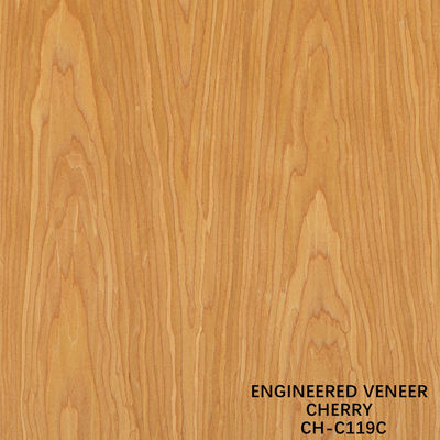 Ev Ahşap Finer Of Fancy Crown Grain American Cherry 2850mm Uzunluk İç Kapılar için Çin Üretici