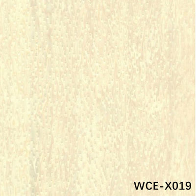 Beyaz kedi gözü WCE-X019 Düzensiz doku motorlu ahşap kaplama 0.15-0.55mm Araç içi için
