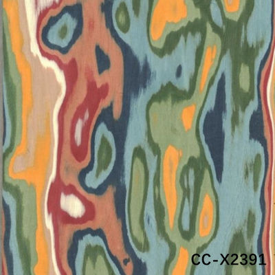Üst Düzey Özel Yapım Ahşap Kaplama Çok Renkli Özelleştirilmiş 0.45-0.5mm PVC Olmayan X6933/X2191/X2988/X2391/X3988