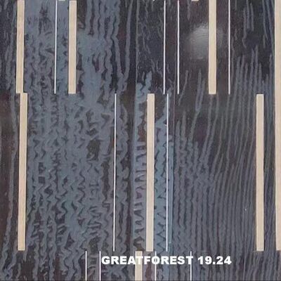 Sanatsal Parket ahşap Veneer Simetrik Kolaj Geometrik Desen Renk Zengini Ahşap Resim 0.55mm