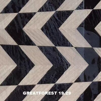 Sanatsal Parket Ahşap Finer El yapımı Modern Minimalist Tarzı Araç İç mekanı için Sanatsal özelleştirme