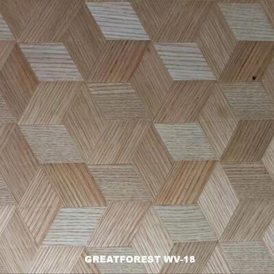 Woven Wood Veneer Fashion Design Environmental Protection And Health Colorful 3100mm For Hotel Decoration