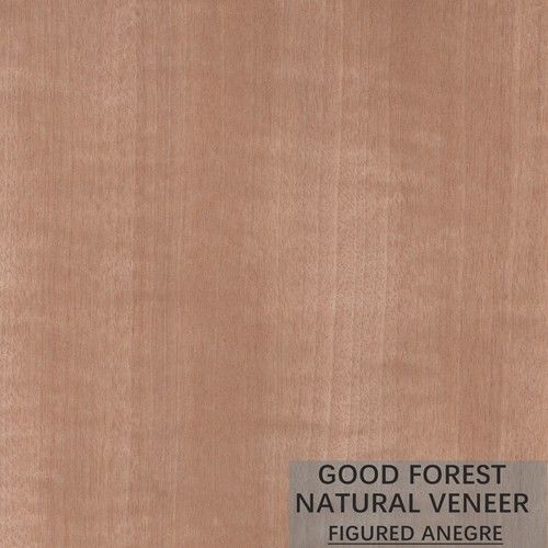 Naturel Anigre Ahşap Kaplama Levhalar Özel Desenli Grenli Kırmızı Renk
