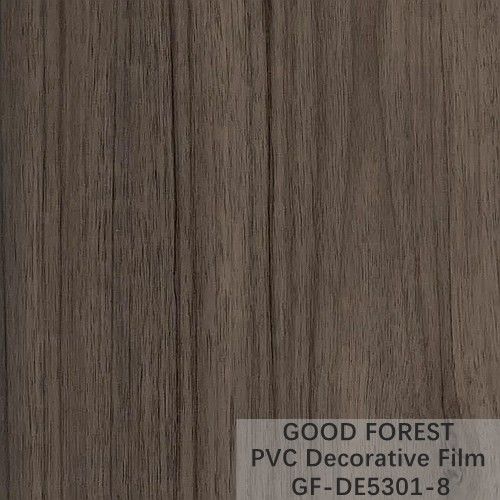 Bölme PVC Dekoratif Film 0.25mm - 0.60mm Kalınlık Koyu Gri Renk