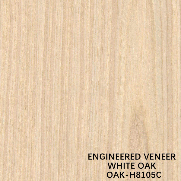 Beyaz Meşe H8105C Man Made Crown Cut 3100mm Mühendislik Ahşap Kaplama Kapılar İçin Popüler