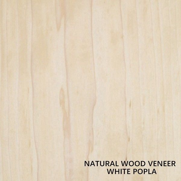 Doğal Beyaz Poplar Ahşap Finer Boyutu 2440*1220mm Kalınlığı 0.4mm Mobilya Projesi Dekorasyonu İçin