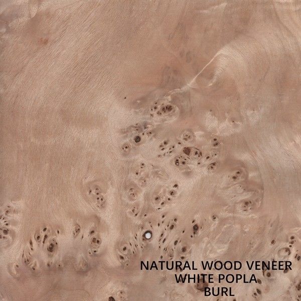 Avrupa Doğal Kavak Ahşap Kaplama Mapa Burl Tahıl Yüksek Kaliteli Kalınlık 0.5mm Müzik Aleti Için