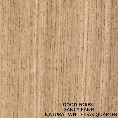 Fantezi Kontrplak Amerikan Beyaz Meşe Ahşap Kaplama Düz Tahıl Fantezi MDF / Sunta 2745mm Uzunluk Kabine
