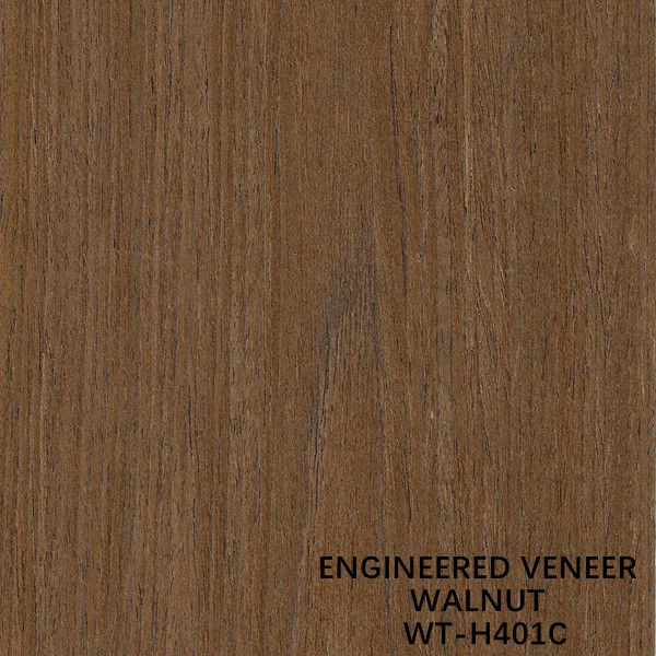 Otel Dekorasyonu İçin Taç Tahıl Mühendislik Ahşap Kaplama Uzunluğu 2500/2800/3100mm Kahverengi Renk WT-H401C