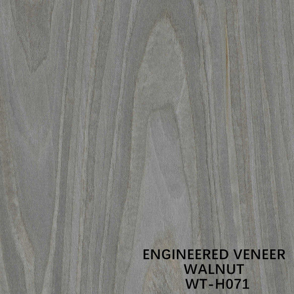 İç kapılar için geri dönüştürülmüş ceviz ağacı kaplama gri taç tanesi kalınlığı 0.15-0.6mm S.WT-H071