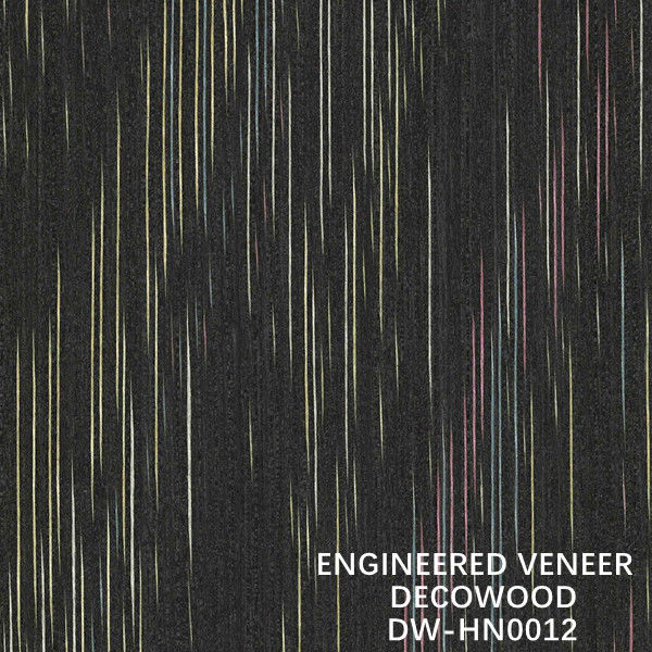 Düzensiz Yapısal Decowood Veneer HN0012 Otel Dekorasyonu için 2500*640mm Standart Boyut