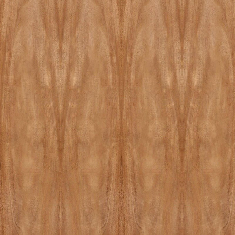 Doğal Afrika Maun Ahşap Kaplama Taç Tahıl Standart Boyut 2440 * 1220mm Kapı Dolabı FSC