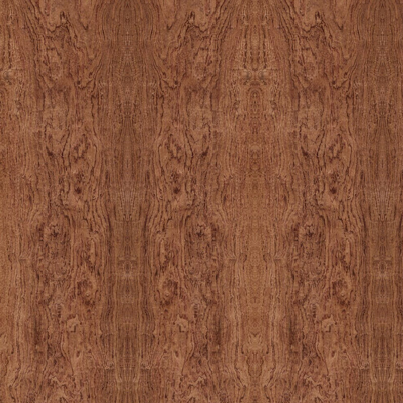 Fantezi Bubinga Kontrplak Küme Tahıl Otel Dekorasyonu İçin Yüksek Kalite 2440/2745 / 3050mm Uzatılmış Boyut Çin Fabrikası