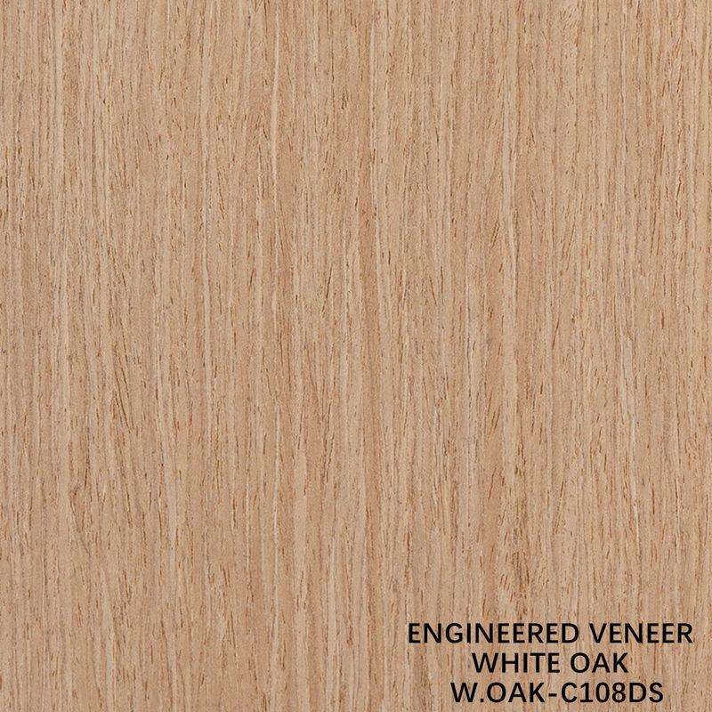 Fantezi Yapı Kompozisyonlu Yaprak Finer Yaprakları Beyaz Meşe 108DS Dekorasyon için 2500-3100mm uzattı