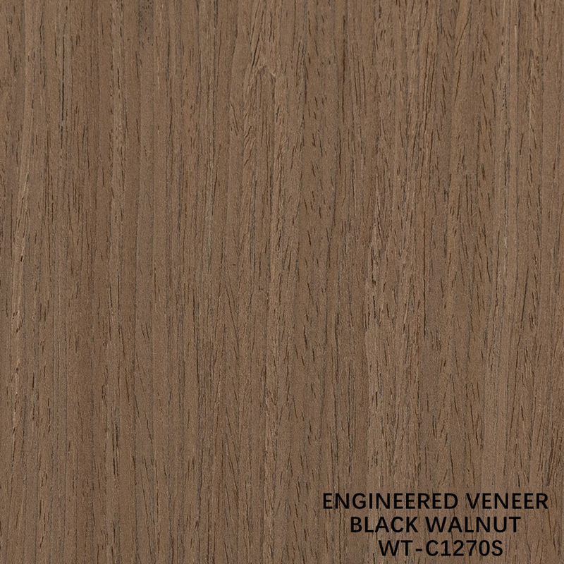 Yeniden Yapılmış Amerikan Ceviz Ahşabı Fineri 0.15-0.60mm Özel Hizmet Çeyreği Kesim Dekorasyon için İnce Çizgi