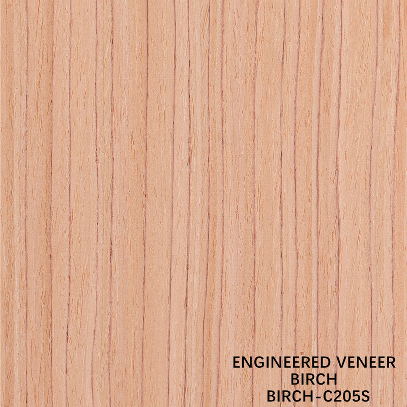 Mühendislik Birch Wood Finer 205S/205C İç İç İhracat Standartı için A Sınıfı Kapı ve Dolap Yüzü için