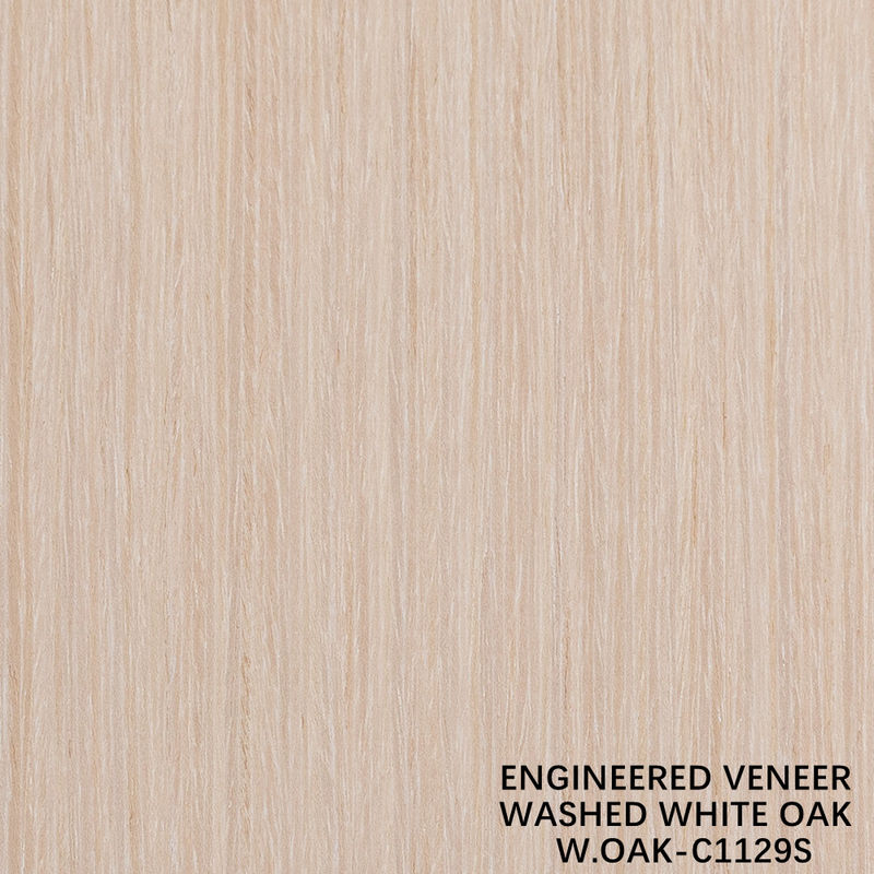 Otel ve Ev Dekorasyonu İçin Özelleştirilmiş İnsan Yapımı Yıkanmış Meşe Ağacı Kaplama 0.15-0.55 Mm Kalınlık Çin Üretimi W.OAK-161S / 1129S / 1162C / 1607C