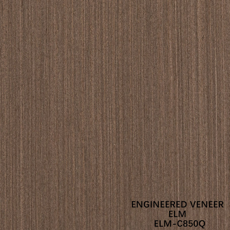 0.5mm Sanayi Elm Ahşap Finer Yaprak Harika Paneller için 2500-3100mm Uzunleştirilmiş Çeyreği Kesim Kırmızı Renkli
