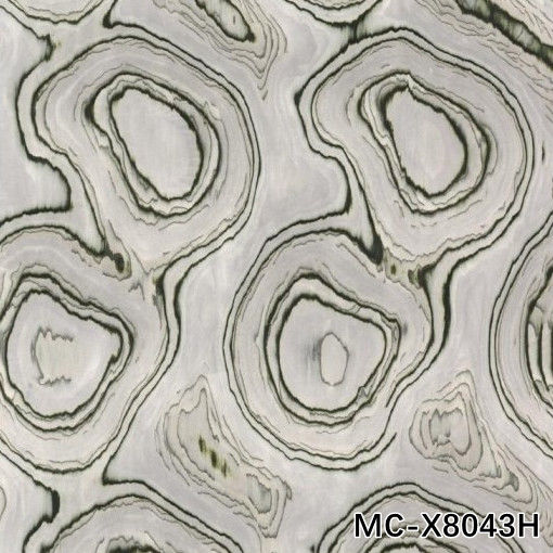 Duvar paneli için yüksek kaliteli özel MC-X8043H Mühendislik Ahşap Veneer Of Muscovite Ring Grain