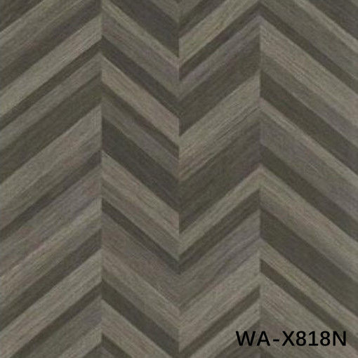 Ok Uçlu Koyu Renkli Mühendislik Ahşap Kaplama 0.5mm-0.6mm Özelleştirilmiş WA-X818N