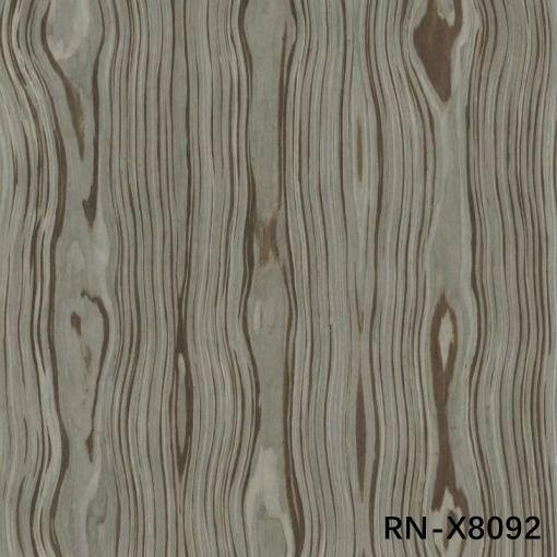 0.50mm Kalınlığı Yapay Ahşap Roman Üç Çiçek İçin Aynı Yönde Kabine Yüzü X8092/X4092
