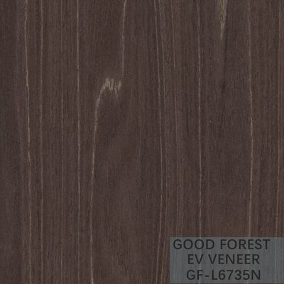 Tasarlanmış Wenge Kaplama Levhaları Yeniden Oluşturulan Koyu Ahşap Kaplama Levhaları