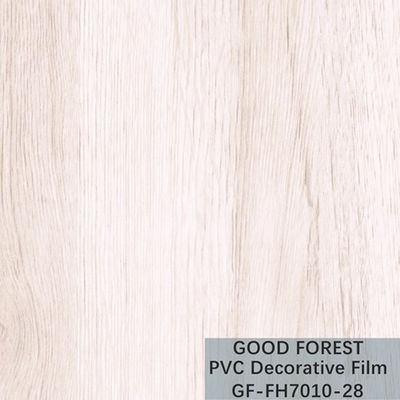 Wallboard Beyaz PVC Film Dekoratif 1260mm - 1330mm Genişlik Ahşap Tahıl