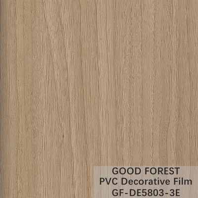 Akışkanlık PVC Dekoratif Film Çizilme Direnci Ahşap Tahıl