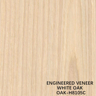 Beyaz Meşe H8105C Man Made Crown Cut 3100mm Mühendislik Ahşap Kaplama Kapılar İçin Popüler