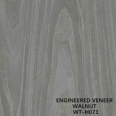 İç kapılar için geri dönüştürülmüş ceviz ağacı kaplama gri taç tanesi kalınlığı 0.15-0.6mm S.WT-H071