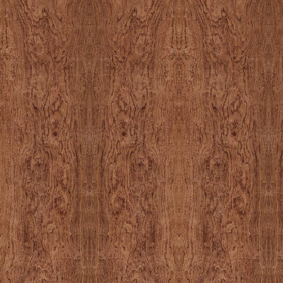 Fantezi Bubinga Kontrplak Küme Tahıl Otel Dekorasyonu İçin Yüksek Kalite 2440/2745 / 3050mm Uzatılmış Boyut Çin Fabrikası