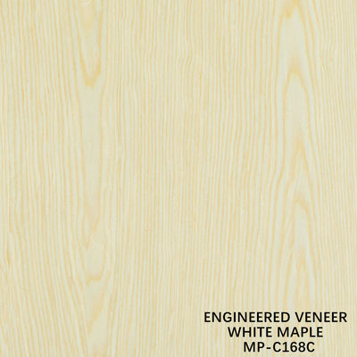 Beyaz Ağaç Yeniden Yapımlı Ahşap Finer 168S Crown Cut 0.15-0.55mm