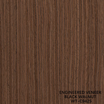 Mühendislik Fındık Ahşabı Finer Çeyreği Kesilmiş Dikey Taneler 942s/943s İç Kapılar İçin