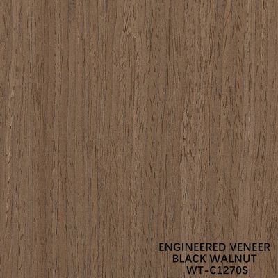 Yeniden Yapılmış Amerikan Ceviz Ahşabı Fineri 0.15-0.60mm Özel Hizmet Çeyreği Kesim Dekorasyon için İnce Çizgi