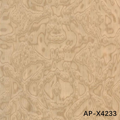 Ash Sapele Pommele Mühendislik Ahşap Finer Standart Boyutu 2500*640mm