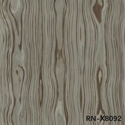 0.50mm Kalınlığı Yapay Ahşap Roman Üç Çiçek İçin Aynı Yönde Kabine Yüzü X8092/X4092