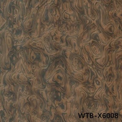 Yeniden Yapılmış Ahşap Finer 2850mm İç Kapılar İçin Ahşap Burl Uzatılmış Boyutu WTB-X6008